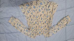 Floral Print Long Sleeve Top