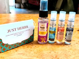 Super Saver Combo Of Body Mists And Lipsticks