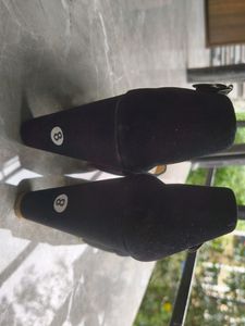 Black Heels (Valvet Material)