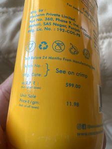 Sealed new  Conscious Chemist Sun Drink SPF 50