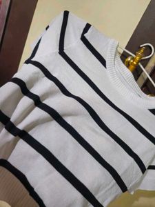 Striped Knit Top