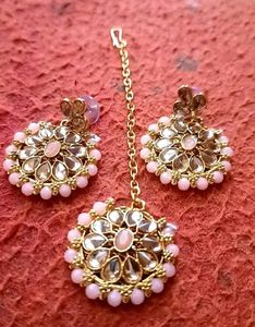 Kundan NECKLACE SET - Alloy Gold Plated Jewel Se