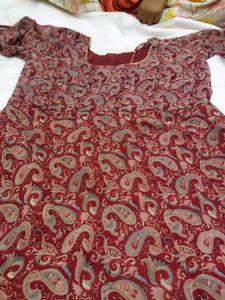Paisley Print Kurti Set