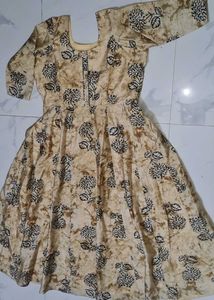 Silk Anarkali Ethnic Gown