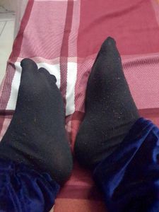 Black and skin Socks (preloved) each @99rs