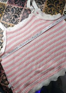 Trendy Pink Knitwear- Sleevless at Lowest Price
