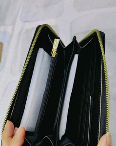 Enrico coveri Italian Black Leather Wallet