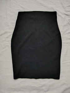 SHEIN Chic Black Mini Pencil Skirt