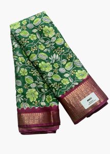 Designer Soft Dola Silk Saree with Blouse for Wedd
