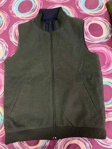 (Lee) Navy Blue Quilted Jacket (Both Sides)