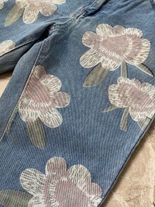 Floral Design Artsy Denim