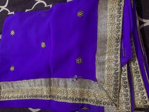Elegant Purple Saree