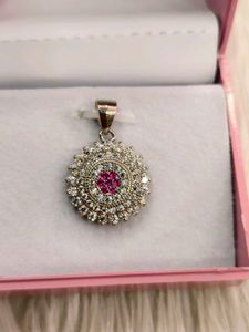 Elegant Gemstone Pendant 925 silver sterling