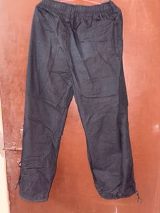 Comfy Black Parachute Pants