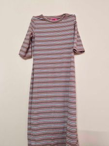 Striped Midi Dress