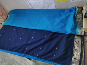 💙 Elegant Blue Saree with FREE Gift 🎁 Only ₹399