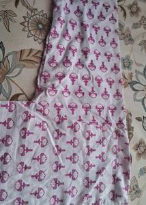 White Printed Kurti