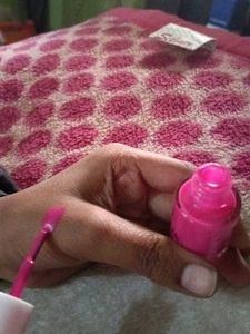 Ellicia Glass Nail Polish - Pink