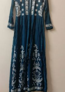 Blue Long Kurta For Women