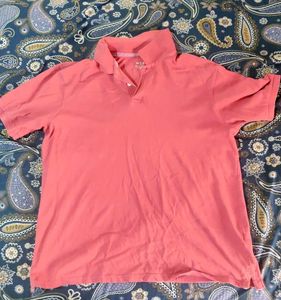 Men's Coral Polo Shirt