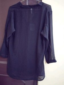 Sale🔥Black Transparent Shirt