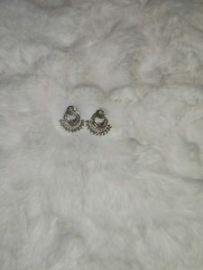 Silver Jhumka Earrings