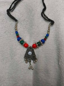 Ethnic Neck Piece With Earrings