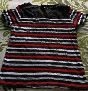 Striped Short Sleeve Tee