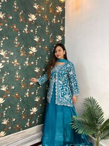 Beautiful Lehenga Choli With Detachable Shrug