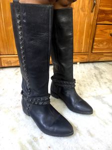 Pu Leather Boots EU40/41