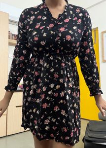 Floral Print Mini Dress