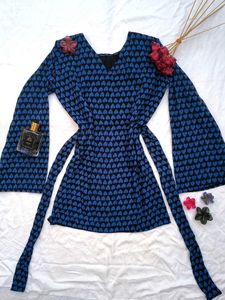 Fitted Printeresty Kurti 💙