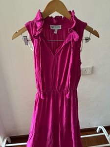 Fuschia Pink Tiered Maxi