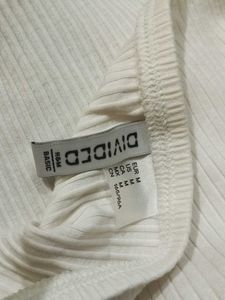 h&amp;m white tube top