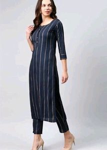 Blue Suit Kurta With Pant