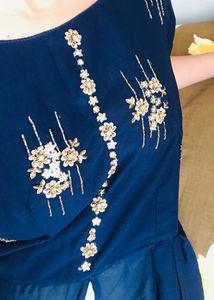 Highlow Slit Cut Gown Cum Sharara