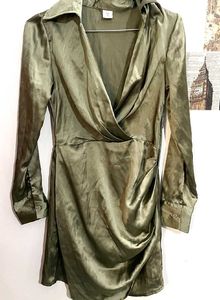 Olive Green Dress