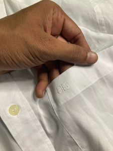 Men&#39;s White Short Sleeve Shirt