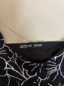 black zara top