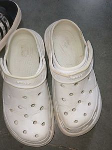 Combo Of Adidas Slides And CROCS