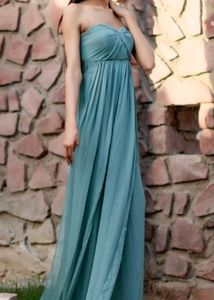 Elegant Blue Maxi Dress