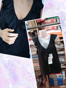 Black Fancy Top 😍