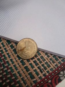 2010 Delhi Commonwealth 5 Rs Coin