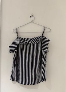 Striped Off-Shoulder Top