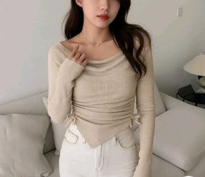 Elegant Drape Neck Top