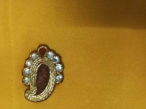 Yellow Saree with Embellishments