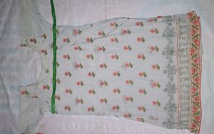 Floral Print suite silk