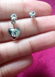 💗Korean Minimal Heart Asymmetric Earrings✨