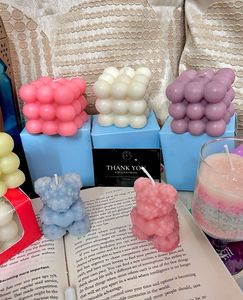 Cute Teddy Bear Scented Candles Pair🧸🫂🎀🌙☁️