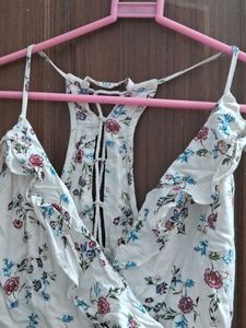 Pretty Dress With Back Tie Up